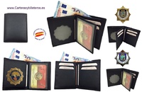 WALLET LOCAL POLICE HOLDER IN LETAHER MADE IN SPAIN