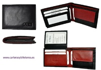 WALLET OF LEATHER SMALL FOR MAN WITH PURSE AND WALLET