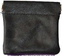 WALLET OF SIMPLE SKIN WITH BLACK NOZZLE -SET 3 UNITS-