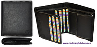 WALLET PORTFOLIO FOR MAN IN LEATHER OF HIGH QUALITY BEEF