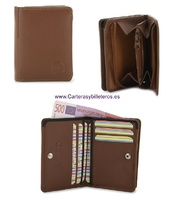 WALLET WITH SEPARATE PORTFOLIO LEATHER NAPA LUX