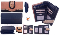 WOMEN WALLET IN UBRIQUE NAVY SKIN AND MAKEUP COLOR