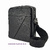 BOLSO BANDOLERA HOMBRE PIEL NAPA LUX MARCA ACQ CON SOLAPA Y BOLSILLOS MEDIANO NEGRO