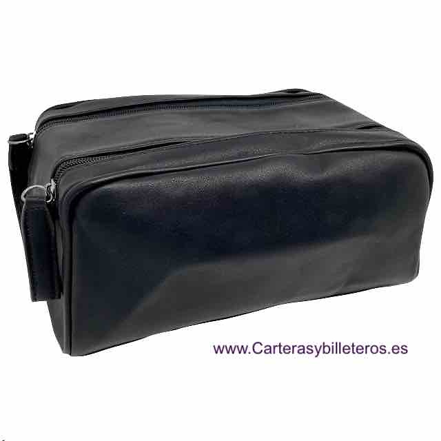 BOLSA DE ASEO GRANDE DE POLIPIEL PARA HOMBRE 