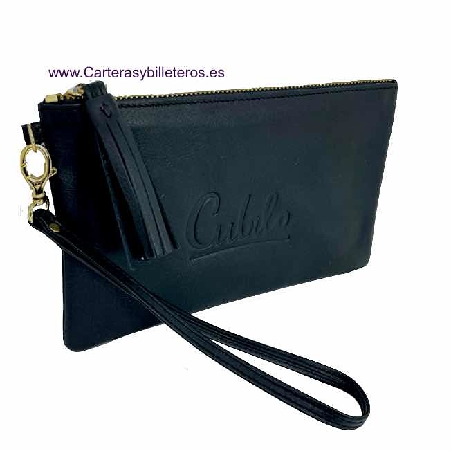 BOLSO CARTERA DE MANO DE MUJER DE PIEL UBRIQUE LUXURY MARCA CUBILO -3 COLORES- 