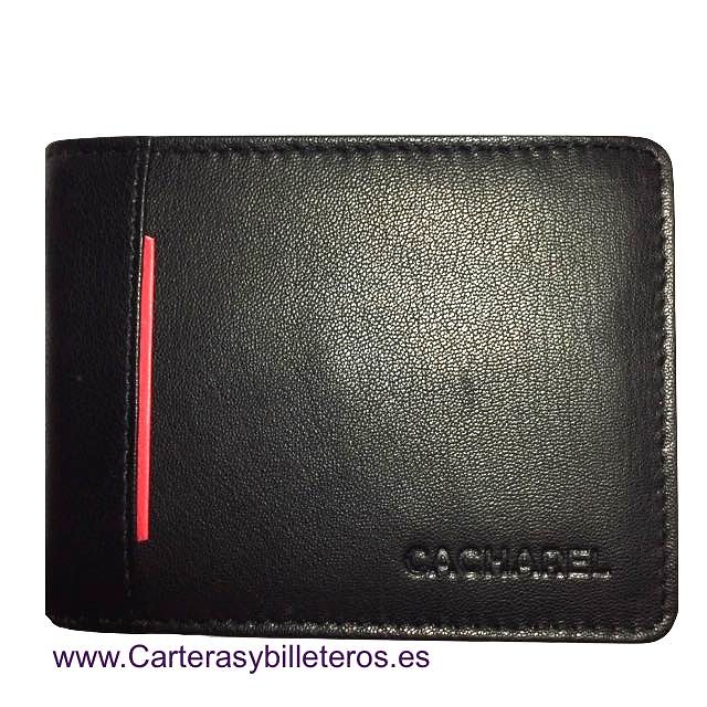 CARTERA BILLETERA CACHAREL DE PIEL NAPALUX 