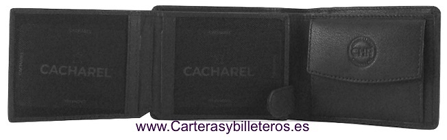 CARTERA BILLETERO CACHAREL DE PIEL NAPALUX PEQUEÑO PERO MUY COMPLETO 