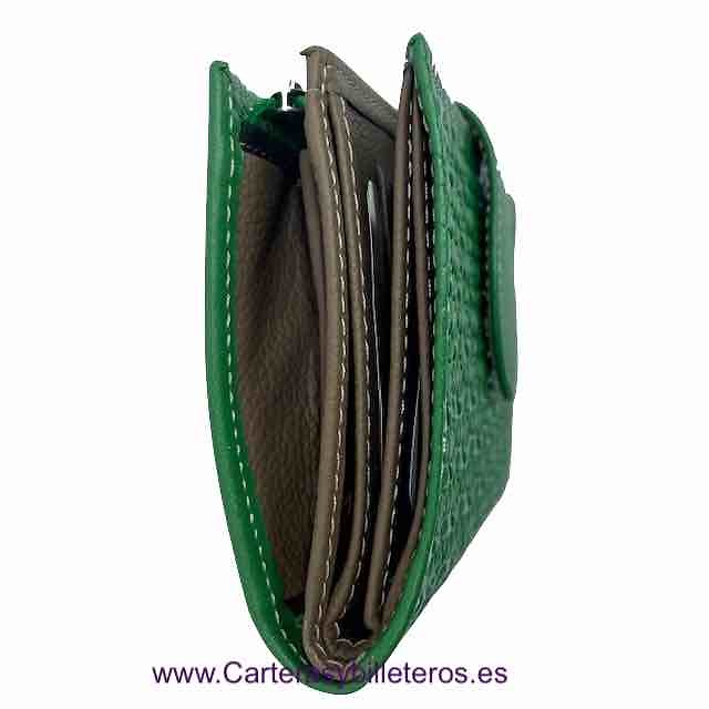 CARTERA DE MUJER DE PIEL UBRIQUE CON MONEDERO CREMALLERA 