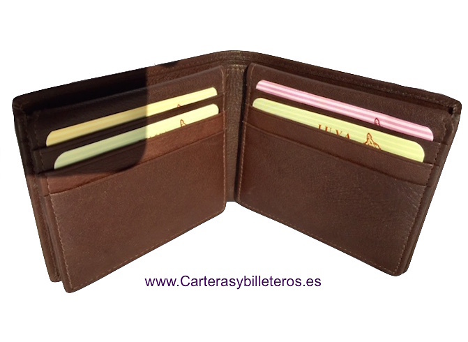 CARTERA HOMBRE BILLETERO TARJETERO PARA 19 TARJETAS 