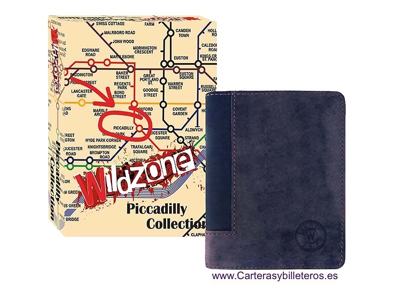 CARTERA HOMBRE DE PIEL CON MONEDERO Y DOBLE BILLETERO -3 colores- 