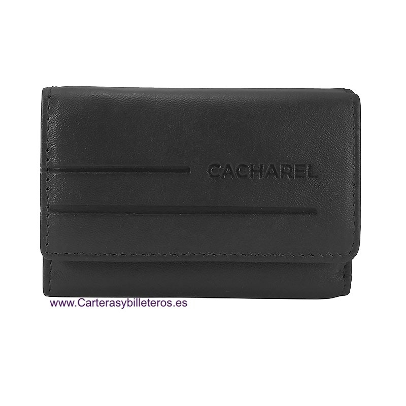 Cartera de hombre pequeña de Cacharel con monedero y doble billetero 