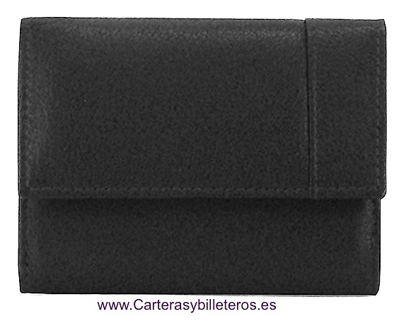 CARTERA HOMBRE MINI MARCA CACHAREL DE PIEL NAPALUX CON MONEDERO TARJETERO 