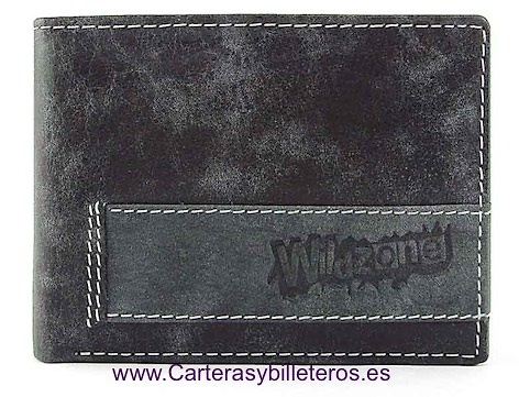 CARTERA HOMBRE PEQUEÑA EN PIEL CON TARJETERO BILLETERO 