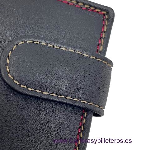 CARTERA HOMBRE TITTO BLUNI DE PIEL LUXURY CON CIERRE EXTERIOR EDICIÓN ESPECIAL 