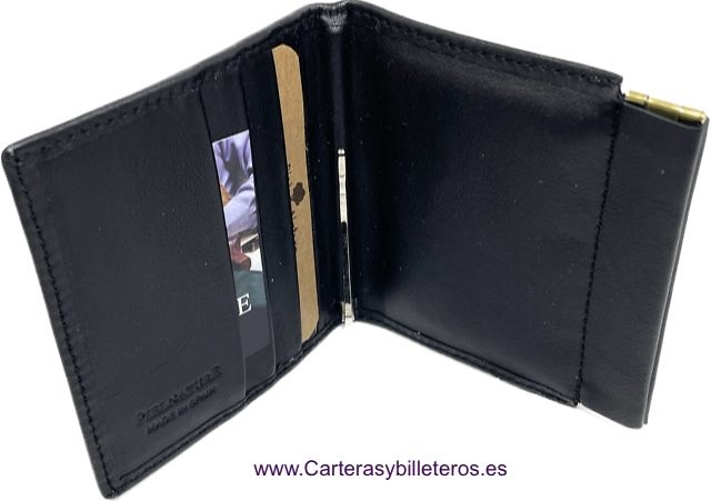 CARTERA MONEDERO FLEJE CON BILLETERO DE PINZA PIELNATURE UBRIQUE 