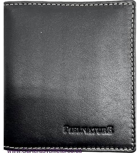 CARTERA MONEDERO FLEJE CON BILLETERO DE PINZA PIELNATURE UBRIQUE 