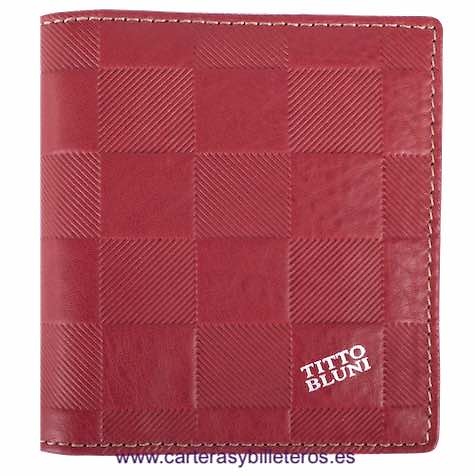 CARTERA MONEDERO FLEJE CON BILLETERO DE PINZA TITTO BLUNI 