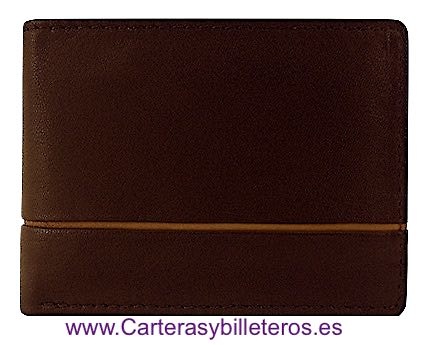 CARTERA MONEDERO HOMBRE MUY PEQUEÑA MUY COMPLETA 