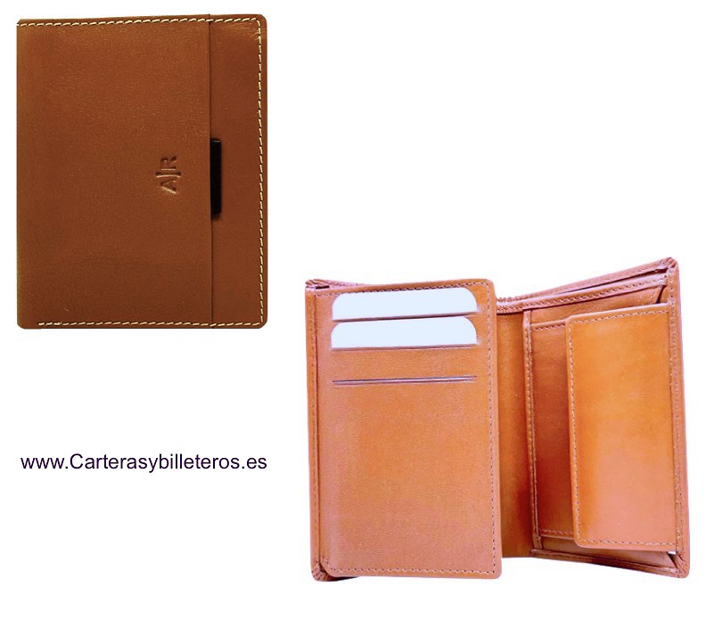 CARTERA MONEDERO HOMBRE PIEL SUMUM MARCA AR 