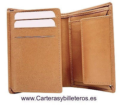 CARTERA MONEDERO HOMBRE PIEL SUMUM MARCA AR 