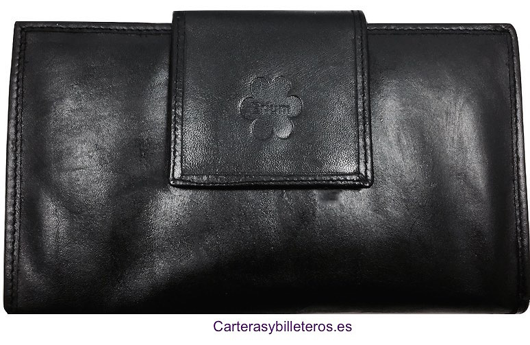 CARTERA MUJER GRANDE DE PIEL ERIUM 32 TARJETAS 