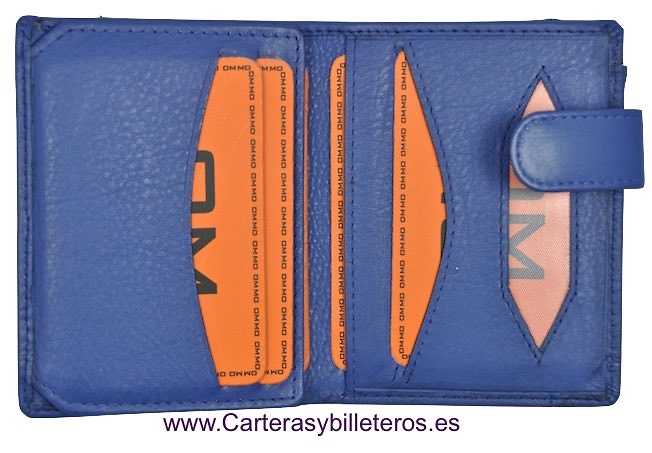 CARTERA PARA HOMBRE EN PIEL NAPA LUX CON CIERRE 