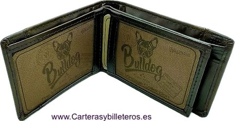 CARTERA PEQUEÑA VINTAGE DE HOMBRE CON MONEDERO DE PIEL 