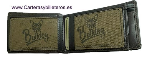 CARTERA PEQUEÑA VINTAGE DE HOMBRE CON MONEDERO DE PIEL 