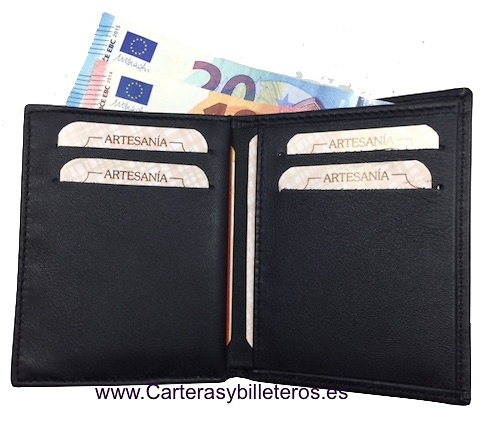 CARTERA PORTAPLACAS DE POLICIA LOCAL DE PIEL UBRIQUE CON BILLETERO 