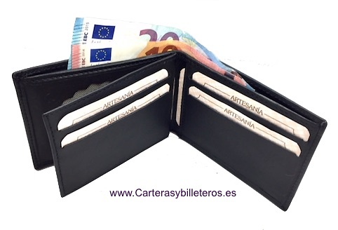 CARTERA PORTAPLACAS PROTECCIÓN CIVIL DE PIEL UBRIQUE CON BILLETERO 