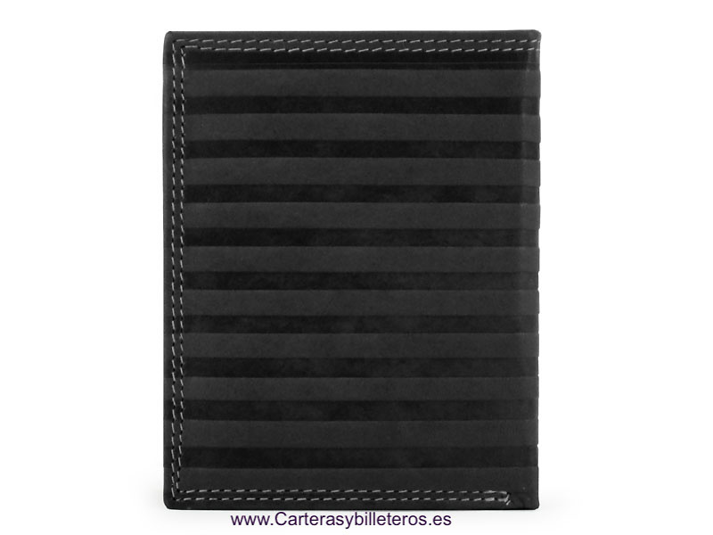 CARTERAS BILLETERO MONEDERO DE HOMBRE DE CUERO PARA 10 TARJETAS 