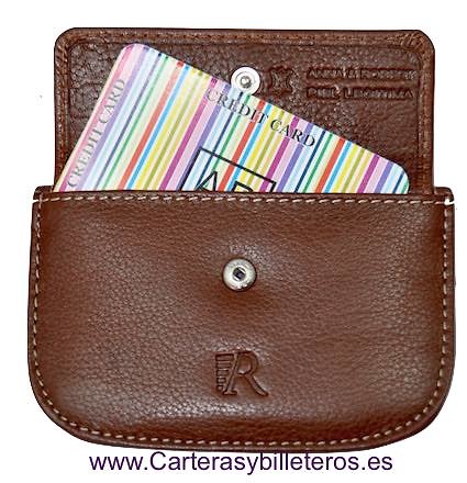 MONEDERO DE PIEL PARA HOMBRE CON BOLSILLO 