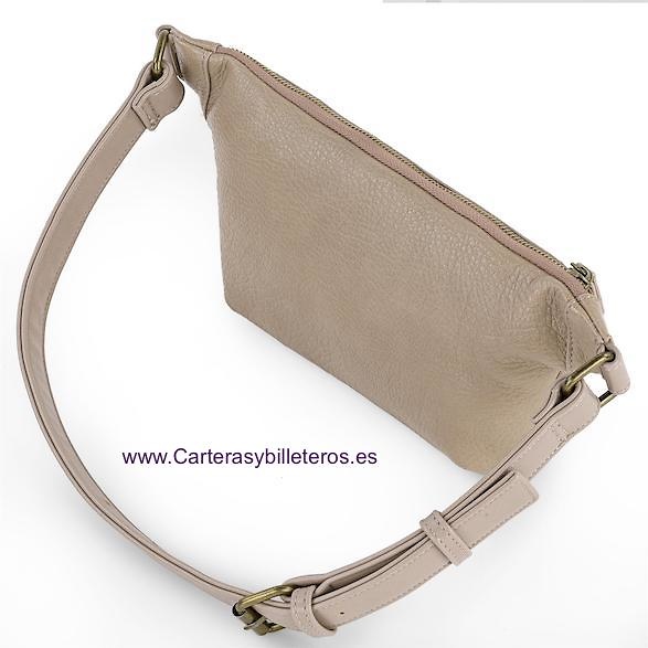 RIÑONERA BOLSO DE MUJER DE LA MARCA LOIS BEIGE MULTIPOSICIÓN 