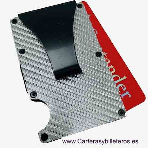 TARJETERO FIBRA DE CARBONO PARA HOMBRE DELGADO Y MUY RESISTENTE -NOVEDAD- 