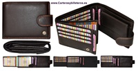 CARTERA PARA HOMBRE  EN PIEL LUXURY  CONCEPTO PREMIUM