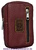 HOUSSE EN CUIR POUR CIGARETTES AVEC FRONT POCKET BASIC + 40 COULEURS -Conseillé- BORDEAUX