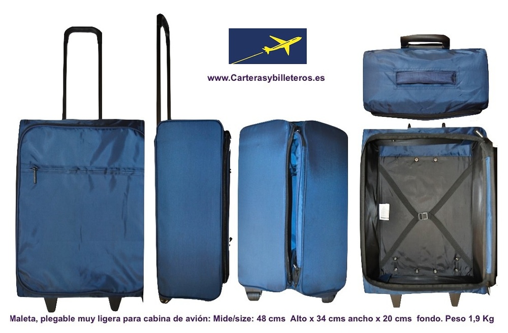 AVION VALISE CABINE AVEC ROULETTES 