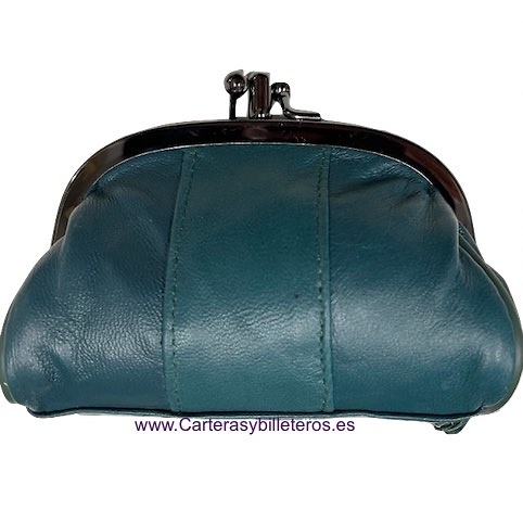 BORSA IN PELLE DONNA CON DOPPIO UGELLO E TASCA MOYEN -25 COULEURS - 