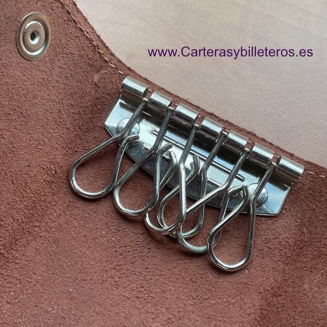 CUBILO MARQUE UBRIQUE PORTE-CARTES ET PORTE-CLÉS POUR HOMME EN CUIR DEUX PIÈCES 