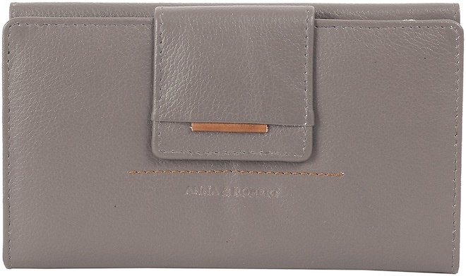 DÉCOUVERT LE PORTEFEUILLE WALLET POUR FEMME EN CUIR DE QUALITÉ BOEUF GRANDE TAILLE 