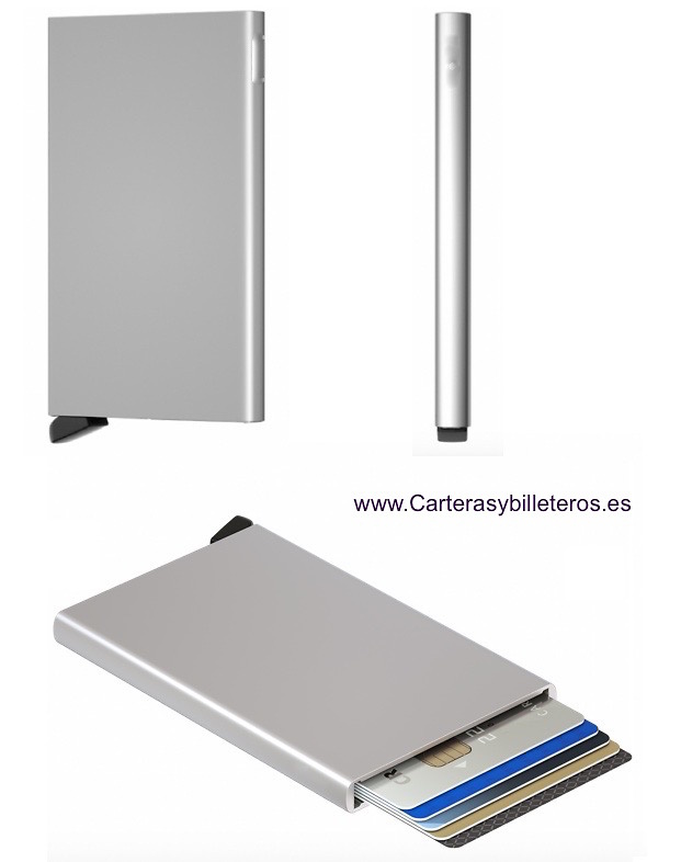 EXTRACTION AUTOMATIQUE DU PORTE-CARTES EN ALUMINIUM 