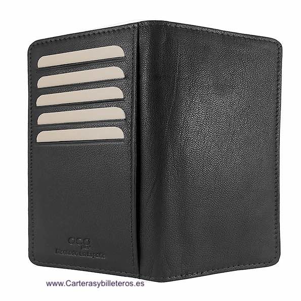 GRAND PORTEFEUILLE POUR FEMMES EN CUIR NAPPA AVEC PORTE-MONNAIE ET GRAND PORTE-CARTES POUR 23 CARTES 