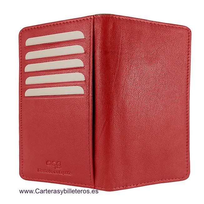 GRAND PORTEFEUILLE POUR FEMMES EN CUIR NAPPA AVEC PORTE-MONNAIE ET GRAND PORTE-CARTES POUR 23 CARTES 