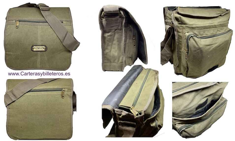 L'HOMME TOILE SAC AVEC 5 COMPARTIMENTS A GRAND 