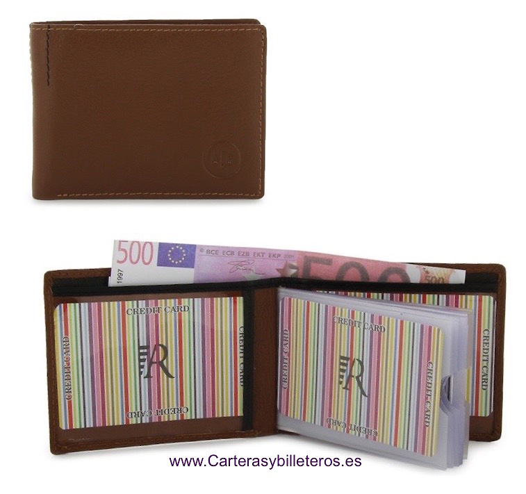 LUXURY CUIR PORTEFEUILLE DE CARTE 