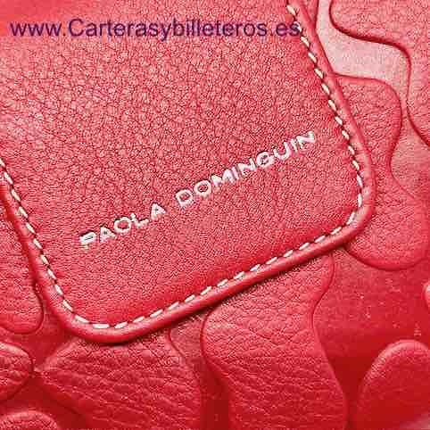 PAOLA DOMINGUÍN PORTEFEUILLE POUR FEMME EN CUIR D'UBRIQUE AVEC GRAND PORTE-CARTES ET PORTE-MONNAIE 