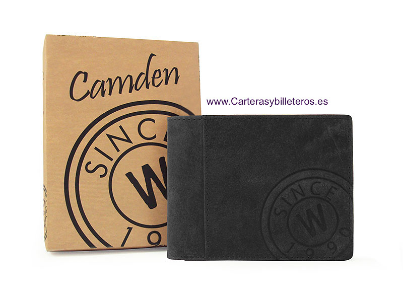 PORTE-CARTES PORTEFEUILLE HOMME EN CUIR FINI MAT 