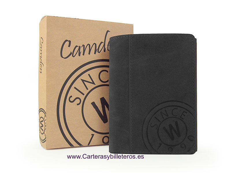 PORTEFEUILLE AVEC PORTE CARTES HOMME EN CUIR OIL 