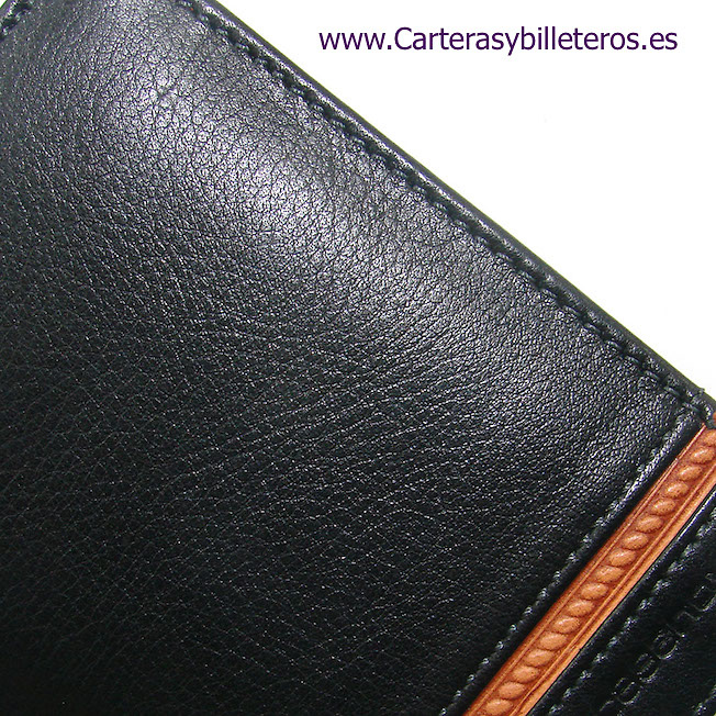 PORTEFEUILLE CUIR LUXURY AVEC MONNAIE HOMMES 