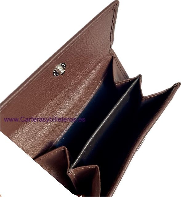 PORTEFEUILLE EN CUIR BOURSE MADE IN LUXE -2 COLEURS- 